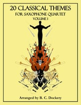 20 Classical Themes for Saxophone Quartet: Volume 1 P.O.D cover